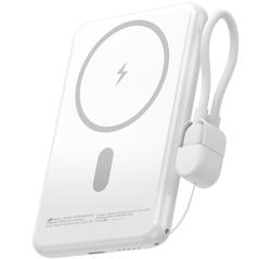 Powerbank 5000mAh Leotec LEPOWW20W5W/ 20W/ Wireless/ Blanca/ Incluye Cable USB Tipo-C