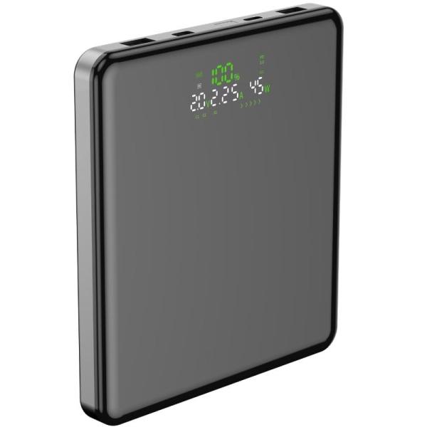 Powerbank 20000mAh Leotec LEPOW100W20G/ 100W/ Gris/ Incluye Cable USB Tipo-C