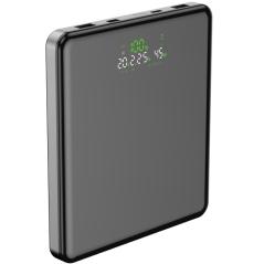 Powerbank 20000mAh Leotec LEPOW100W20G/ 100W/ Gris/ Incluye Cable USB Tipo-C