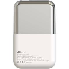 Powerbank 10000mAh Leotec LEPOW22W10WS/ 22.5W/ Blanco y Plata/ Incluye Cable USB Tipo-C