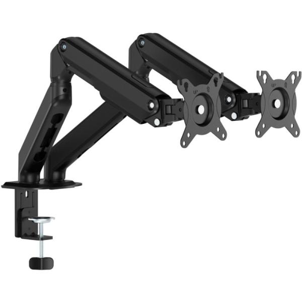 Soporte de Mesa con Contrapeso para 2 Monitores Aisens DT32TSR-451/ Giratorio/ Inclinable/ hasta 9kg