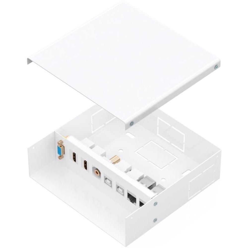 Caja de Conexiones Aisens A127-1031/ VGA - 2x HDMI - Jack 3.5 - 2x USB-B - 2x RJ45