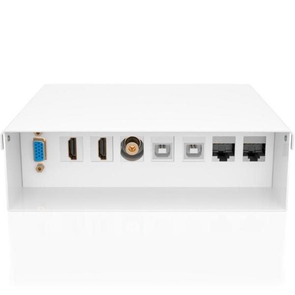 Caja de Conexiones Aisens A127-1031/ VGA - 2x HDMI - Jack 3.5 - 2x USB-B - 2x RJ45