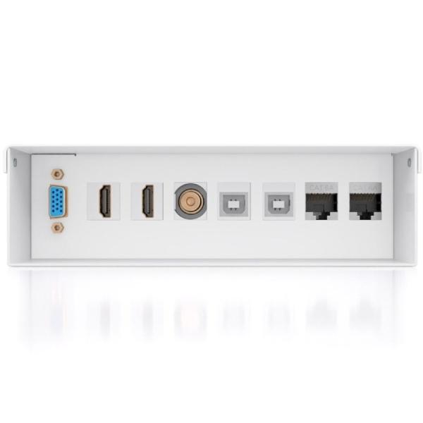 Caja de Conexiones Aisens A127-1031/ VGA - 2x HDMI - Jack 3.5 - 2x USB-B - 2x RJ45