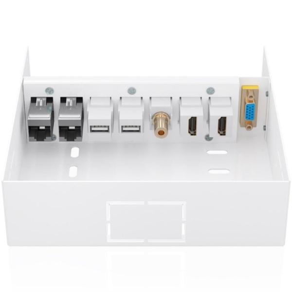 Caja de Conexiones Aisens A127-1031/ VGA - 2x HDMI - Jack 3.5 - 2x USB-B - 2x RJ45