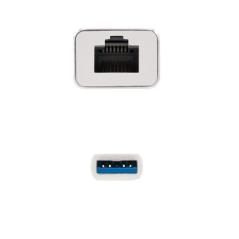 Adaptador USB 3.0 - RJ45 Nanocable 10.03.0401/ 1000Mbps - Imagen 2