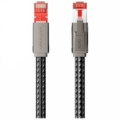 Cable de Red RJ45 SFTP Vention IKMHG Cat.8/ Gaming/ 50cm/ Gris