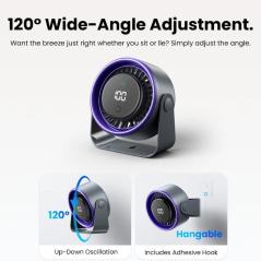 Ventilador de Sobremesa Vention PBJH0/ 10W/ 7 Aspas/ 3 Velocidades