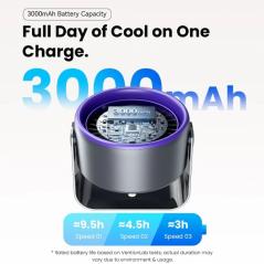 Ventilador de Sobremesa Vention PBJN0/ 10W/ 7 Aspas/ 3 Velocidades
