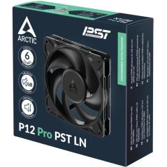 Ventilador Arctic P12 P12 Pro PST LN/ 12cm/ Negro