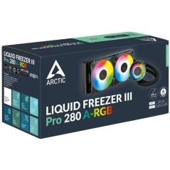 Sistema de Refrigeración Líquida Arctic Liquid Freezer III Pro 280 A-RGB/ Negro