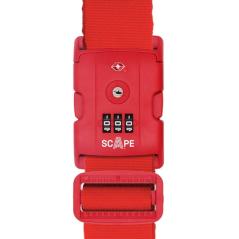 Correa para Maleta con Combinación Scape Travel E0121/ Roja