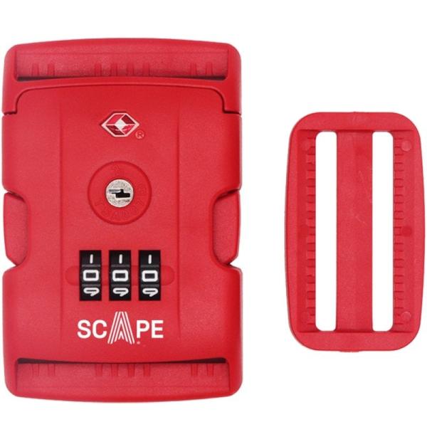 Correa para Maleta con Combinación Scape Travel E0121/ Roja