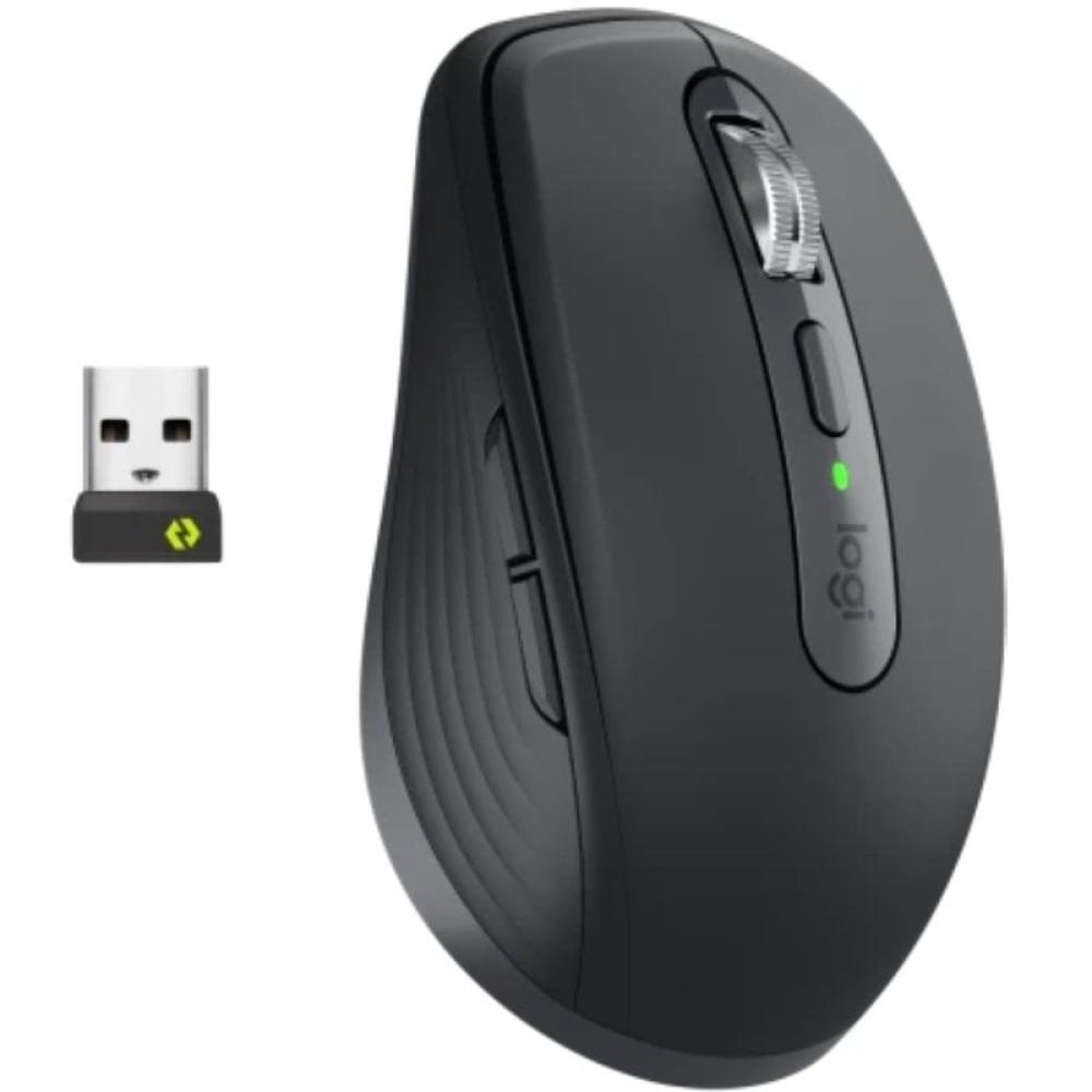 Ratón Inalámbrico Logitech MX Anywhere 3S For Business/ Batería recargable/ Hasta 8000 DPI/ Grafito