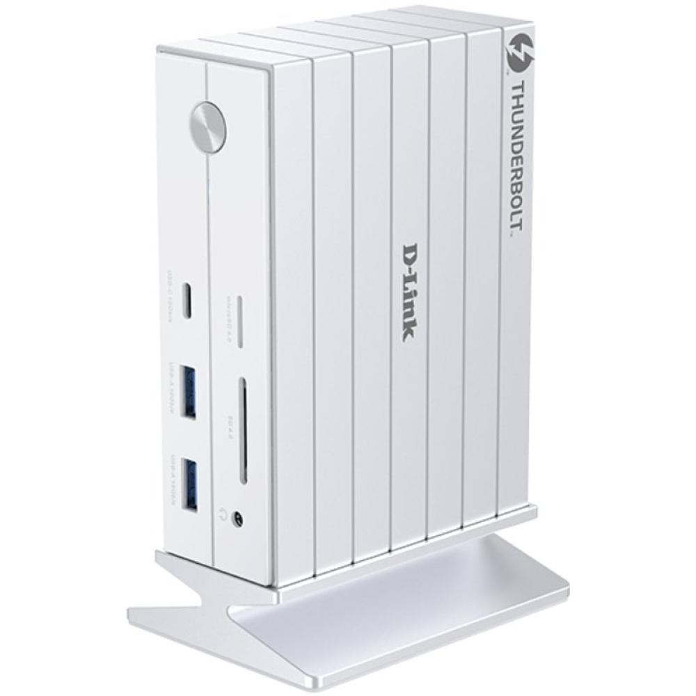 Docking Thunderbolt 4 D-Link DUF-E01/E/ 5xUSB/ 2xUSB Tipo-C/ 2xThunderblot/ 1xDisplayPort/ 1xHDMI 4K/ 1xRJ45/ 1xJack 3.5/ 1xLect