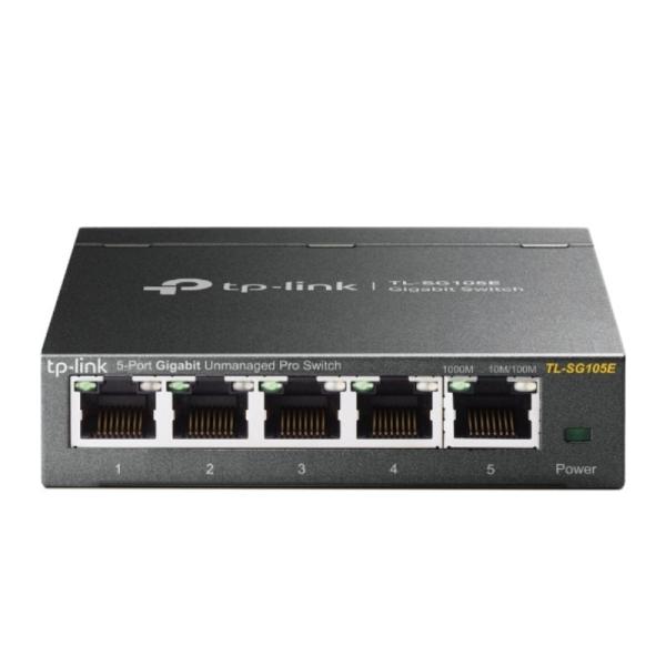 Switch TP-Link Easy Smart TL-SG105E V2 5 Puertos/ RJ-45 10/100/1000
