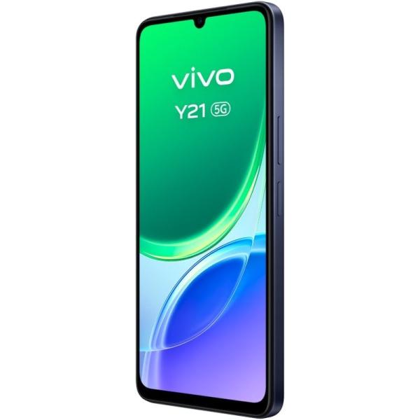 Smartphone Vivo Y21 4GB/ 256GB/ 6.74'/ 5G/ Negro/ Incluye Cargador + Auriculares