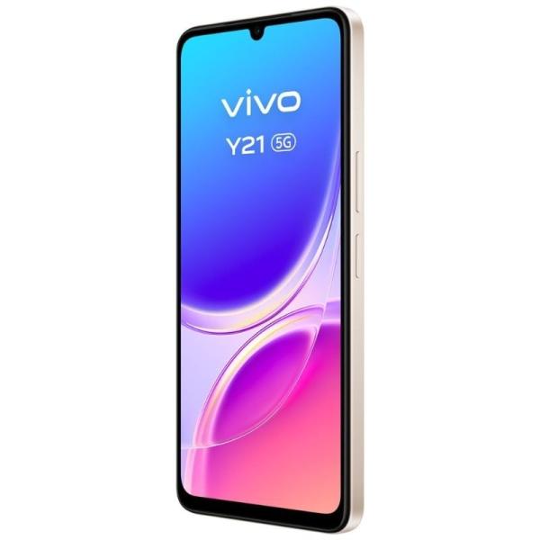 Smartphone Vivo Y21 4GB/ 256GB/ 6.74'/ 5G/ Oro/ Incluye Cargador + Auriculares