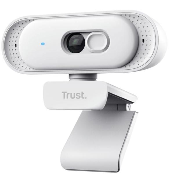 Webcam Trust Tomar 2K 26180/ 2560 x 1440 QHD/ Blanca