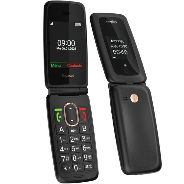 Teléfono Móvil Gigaset GL795 para Personas Mayores/ 4G/ Negro