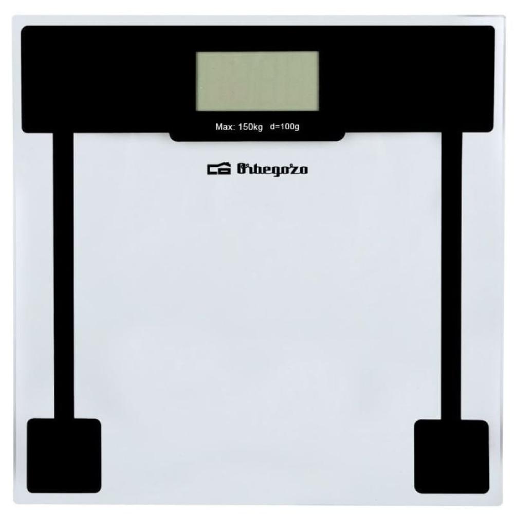 Báscula de Baño Orbegozo PB 2210/ Hasta 150kg/ Cristal