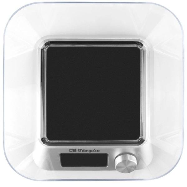 Báscula de Cocina Electrónica Orbegozo PC 1030 A/ hasta 5kg/ Plata