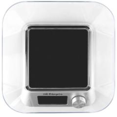 Báscula de Cocina Electrónica Orbegozo PC 1030 A/ hasta 5kg/ Plata