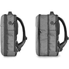 Mochila Expansible NGS Monray Sacks Horizon para Portátiles hasta 14'/ Impermeable/ Gris