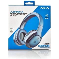 Auriculares Inalámbricos NGS Artica Tempest/ con Micrófono/ Bluetooth/ Azules