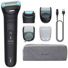 Cortabarbas Philips Body Groomer 7000 Series BG7470/15/ con Batería/ 5 Accesorios