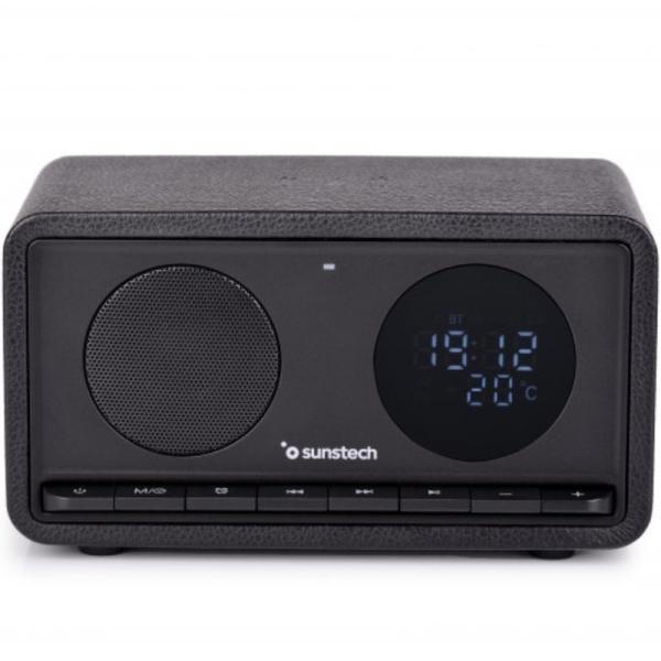 Radio Portátil Sunstech RPBT460/ Negra