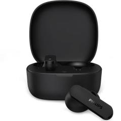 Auriculares Bluetooth Philips TAT2100BK con estuche de carga/ Autonomía 8h/ Negros
