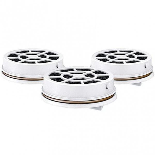 Filtro de Carbón FAST DISK Laica FD03A/ Pack de 3 Unidades/ Compatibilidad Flown go