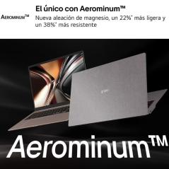 Portátil LG Gram Pro 16Z90U-K.AUB5BN Intel Core Ultra X7-358H/ 32GB/ 512GB SSD/ 16'/ Win11