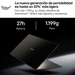 Portátil LG Gram Pro 16Z90U-K.AUB5BN Intel Core Ultra X7-358H/ 32GB/ 512GB SSD/ 16'/ Win11