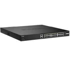 Switch Gestionable D-Link DXS-1250-28YP/E 24 Puertos/ RJ-45 10Gbps/ SFP/ PoE