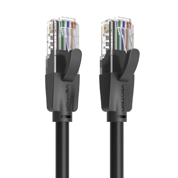 Cable de Red RJ45 UTP Vention IBEBY Cat.6/ 30cm/ Negro