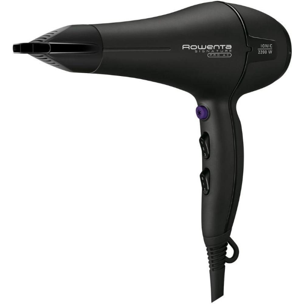 Secador Rowenta Signature Pro AC CV7840/ 2200W/ Iónico/ Negro