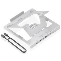 Soporte de Sobremesa - Docking USB Tipo-C Aisens ASUC-7P045-GR/ 1xUSB/ 1xUSB Tipo-C/ 1xHDMI/ 1xRJ45/ 1xLector de Tarjetas/ 1xUSB