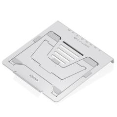 Soporte de Sobremesa - Docking USB Tipo-C Aisens ASUC-7P046-GR/ 2xUSB/ 1xUSB Tipo-C/ 2xHDMI/ 1xRJ45/ 1xUSB Tipo-C PD/ Gris