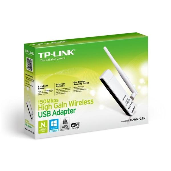 Adaptador USB - WiFi TP-Link TL-WN722N/ 150Mbps - Imagen 2