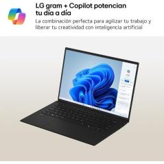 Portátil LG Gram 16Z90TL-G.AU88BN Intel Core Ultra 7-258V/ 32GB/ 1TB SSD/ 16'/ Win11