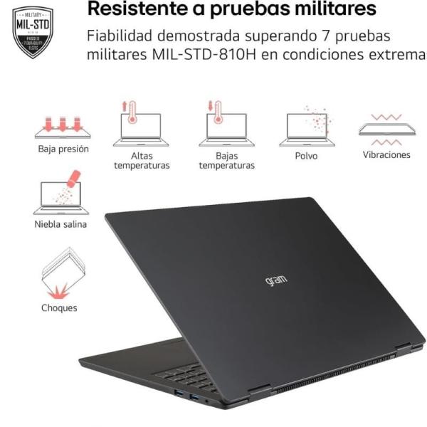 Portátil LG Gram 16Z90TL-G.AU88BN Intel Core Ultra 7-258V/ 32GB/ 1TB SSD/ 16'/ Win11
