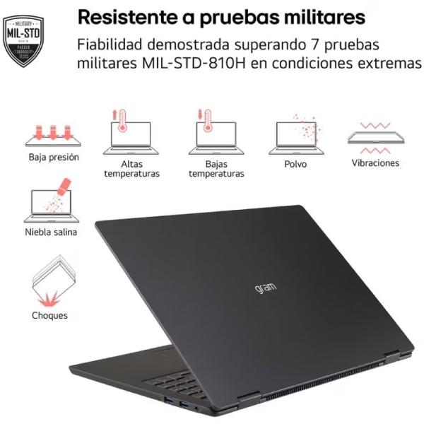 Portátil LG Gram 17ZD90TL-G.AX85BN Intel Core Ultra 7-258V/ 32GB/ 512GB SSD/ 17'/ Sin Sistema Operativo