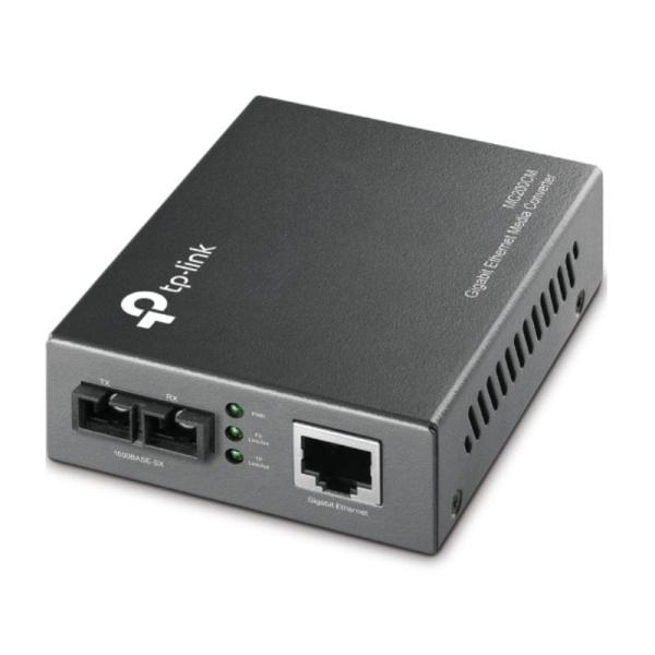 Conversor de Medios Gigabit TP-Link MC200CM V2/ 1 Puerto/ RJ-45 10/100/1000
