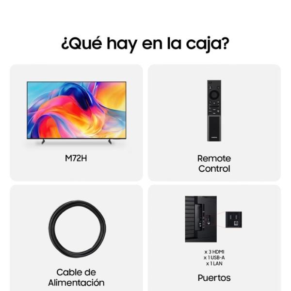 Televisor Samsung TU55M72HAU 55'/ Ultra HD 4K/ Smart TV/ WiFi