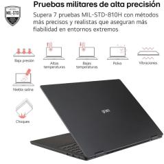 Portátil LG Gram 14ZD90U-G.AX85BN Intel Core Ultra 7-355/ 32GB/ 512GB SSD/ 14'/ Sin Sistema Operativo