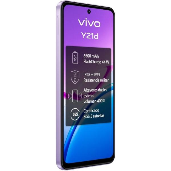 Smartphone Vivo Y21d 4GB/ 128GB/ 6.68'/ Púrpura