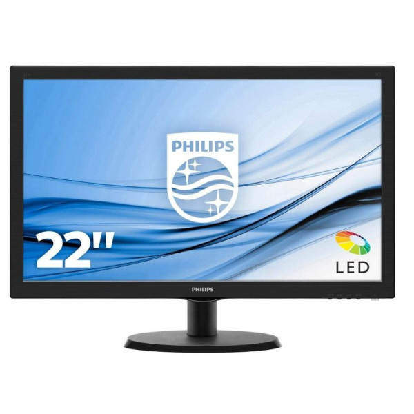 Monitor Philips V-Line 223V5LHSB2 21.5'/ Full HD/ Negro - Imagen 2