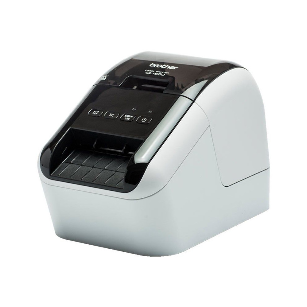 Impresora de Etiquetas Brother QL-800/ Térmica/ Ancho etiqueta 62mm/ USB/ Blanca y Negra - Imagen 1